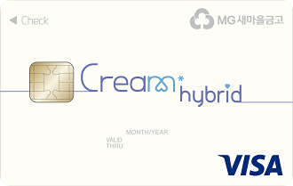 CREAM Hybrid 체크카드 카드 이미지