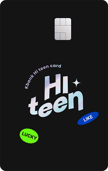 케이뱅크 Hi teen 카드 카드 이미지