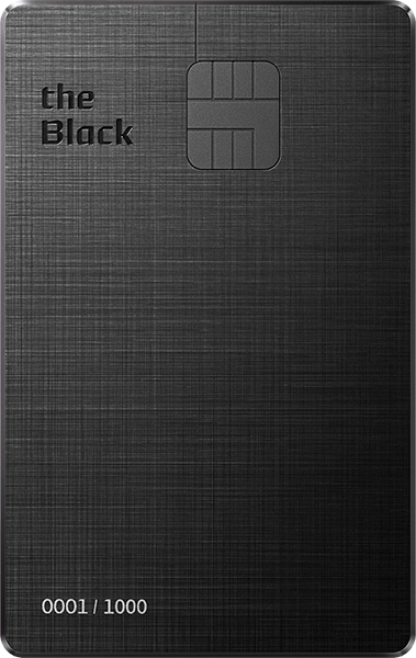 the black 카드 이미지