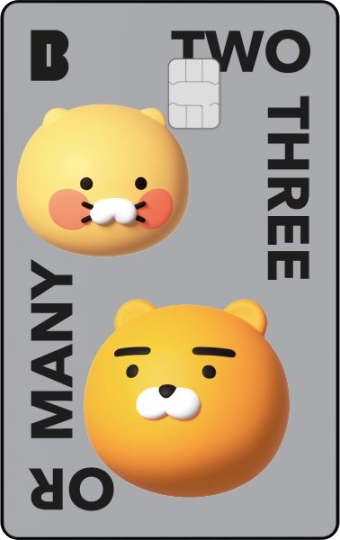 카카오뱅크 모임 체크카드 카드 이미지