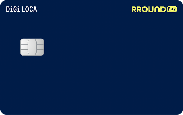 RROUND PAY X 디지로카 카드 이미지